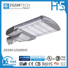 Luz de calle de 200W LED con chips Philips 3030 muy barata